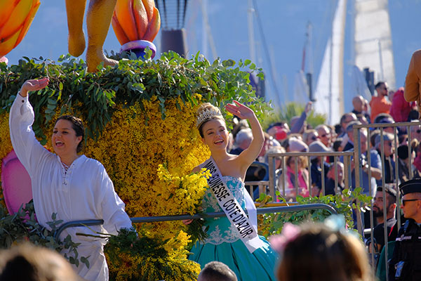 transport fête mimosa mandelieu